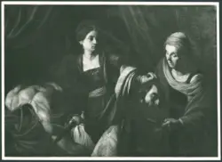 Manfredi Bartolomeo - sec. XVII - Giuditta con la testa di Oloferne
