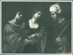 Manfredi Bartolomeo - sec. XVII - Scena biblica