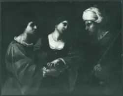 Manfredi Bartolomeo - sec. XVII - Scena biblica