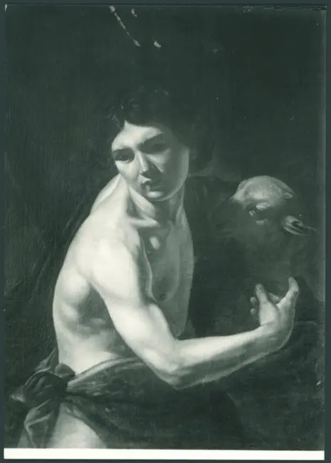 San Leo - Pinacoteca. San Giovannino di G. Manzoni (Scuola di Caravaggio)