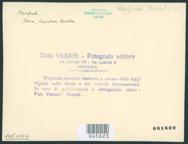 Manfredi Bartolomeo - sec. XVII - Testa di san Giovanni Battista