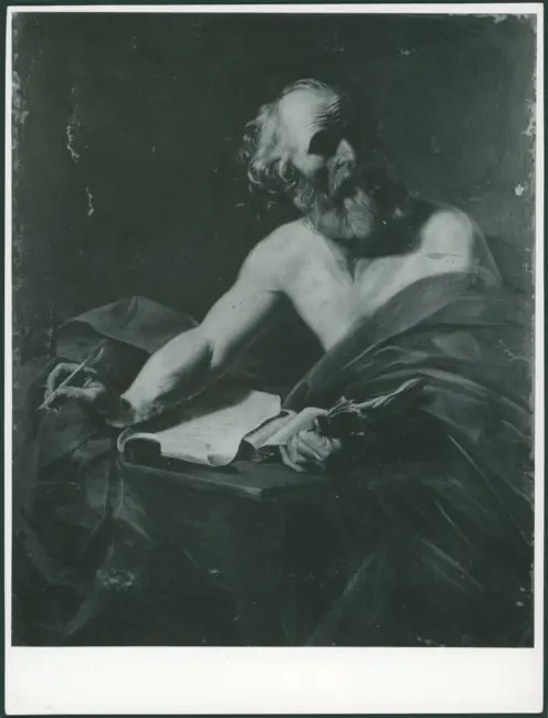 Manfredi Bartolomeo - sec. XVII - San Girolamo scrivente
