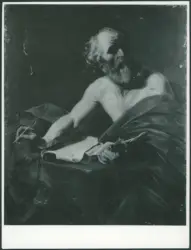 Manfredi Bartolomeo - sec. XVII - San Girolamo scrivente