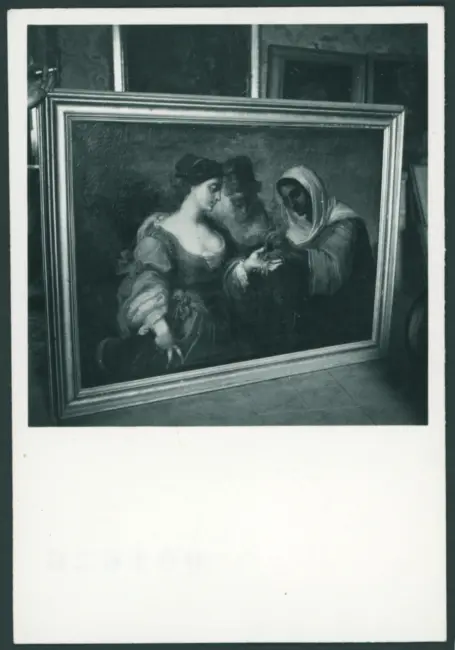 Manfredi Bartolomeo (scuola) - sec. XVII - Zingara che legge la mano