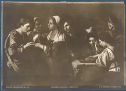 Dresden, Gemäldegalerie No. 412. Nachamer Caravaggios, Wahrsagerin