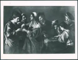 Manfredi Bartolomeo - sec. XVII - Zingara che legge la mano