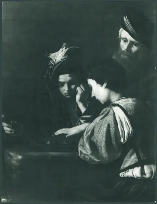 Manfredi Bartolomeo - sec. XVII - Giocatori di backgammon
