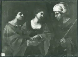 Manfredi Bartolomeo - sec. XVII - Scena biblica