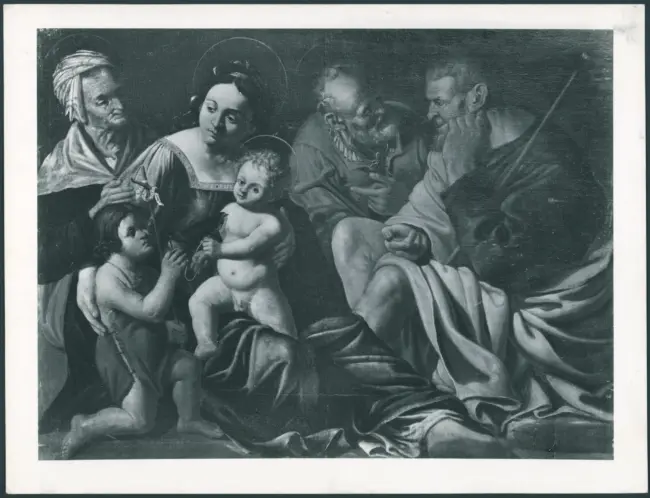 Sacra Famiglia e santi