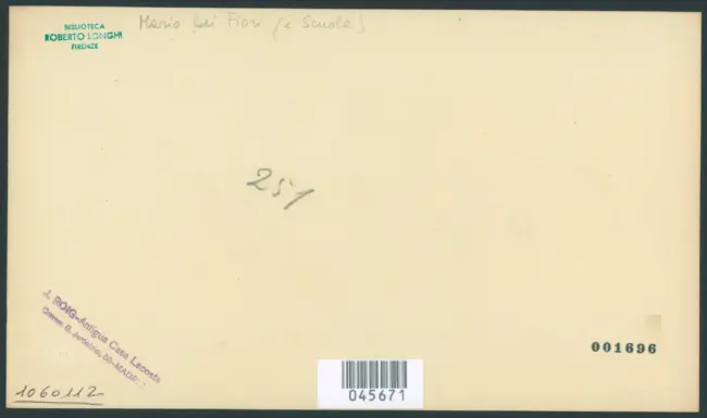 Nuzzi Mario (Mario de' Fiori); Nuzzi Mario (Mario de' Fiori)(scuola) - sec. XVII - Natura morta con vasi di fiori e violino