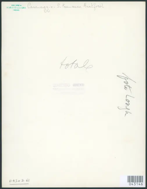 Merisi Michelangelo (Caravaggio) - sec. XVI - San Francesco d'Assisi riceve le stimmate