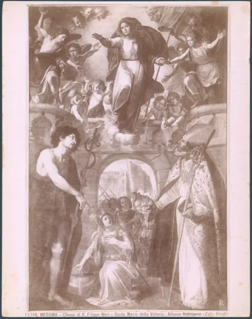Madonna con Bambino in gloria e santi