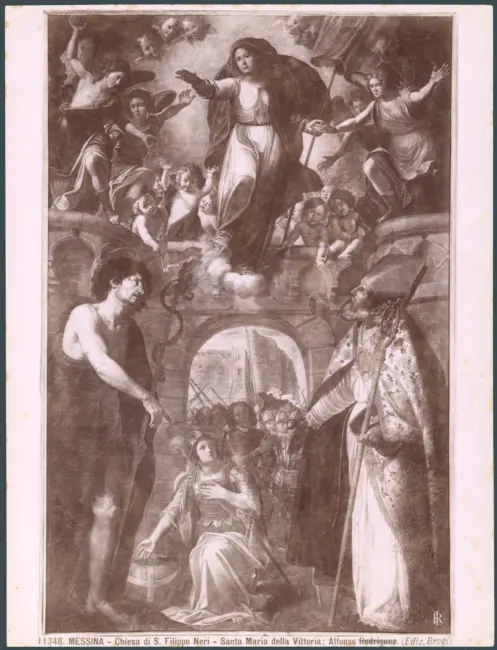 Madonna con Bambino in gloria e santi