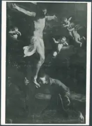 Musso Nicolò - sec. XVII - San Francesco e il Crocifisso