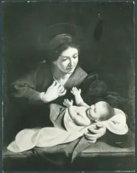 Musso Nicolò - sec. XVII - Madonna con Bambino