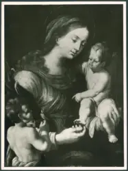 Musso Nicolò (?); Anonimo artista (scuola piemontese) - sec. XVI/ XVII - Madonna con Bambino e san Giovannino