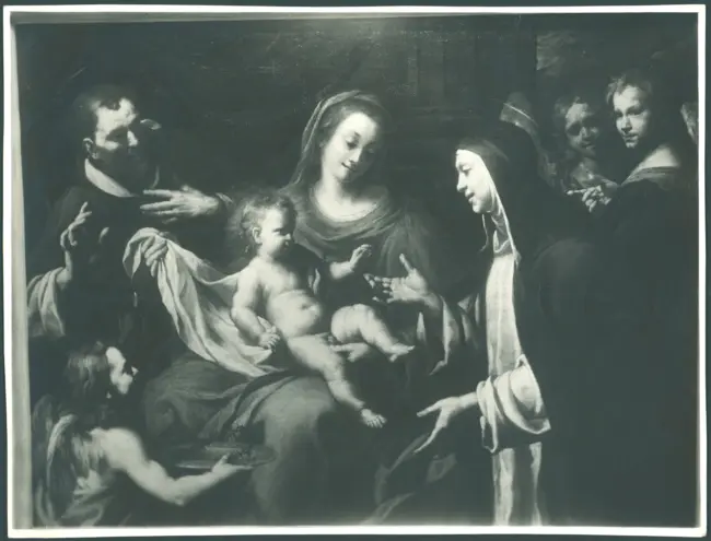 Musso Nicolò - sec. XVII - Madonna con Bambino e santi