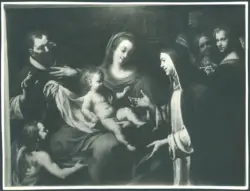 Musso Nicolò - sec. XVII - Madonna con Bambino e santi