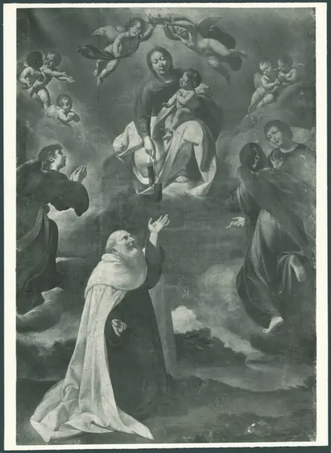 Musso Nicolò - sec. XVII - Simone Stock riceve dalla Madonna lo scapolare