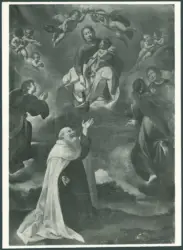 Musso Nicolò - sec. XVII - Simone Stock riceve dalla Madonna lo scapolare