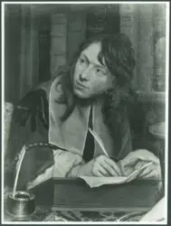Oost Jacob van il Vecchio (attribuzione respinta da R. Longhi) - sec. XVII - Giovane uomo che scrive