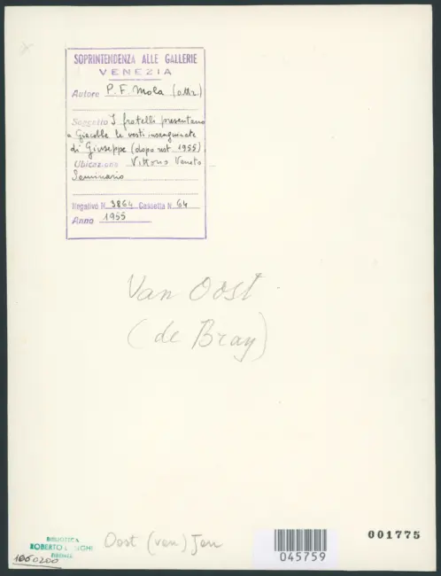 P.F. Mola (attr.). I fratelli presentano a Giacobbe le vesti insanguinate di Giuseppe (dopo rest. 1955). Vittorio Veneto Seminario