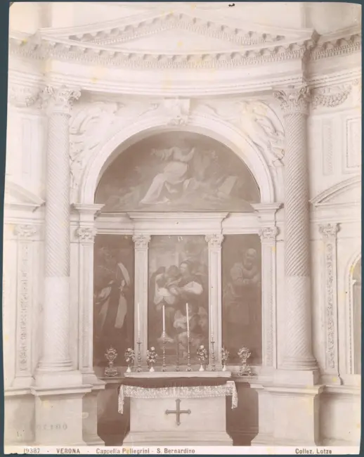Altare maggiore della cappella Pellegrini