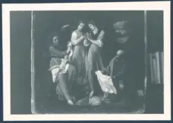 Ottino Pasquale (Pasqualotto) - sec. XVII - Sacra Famiglia con angeli adoranti