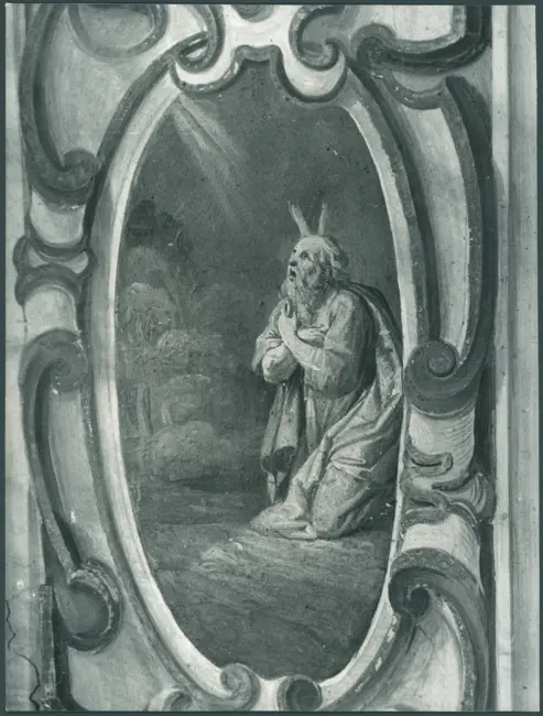 Figure allegoriche, Putti, Scene bibliche, Scene encomiastiche