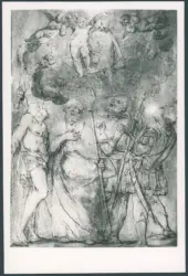 Ottino Pasquale (Pasqualotto) (?) - sec. XVII - Madonna con Bambino in gloria e santi