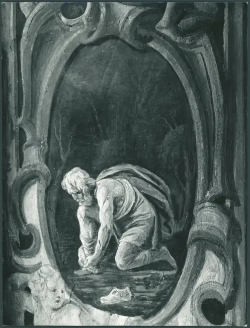 Figure allegoriche, Putti, Scene bibliche, Scene encomiastiche