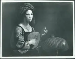 Suonatrice di liuto