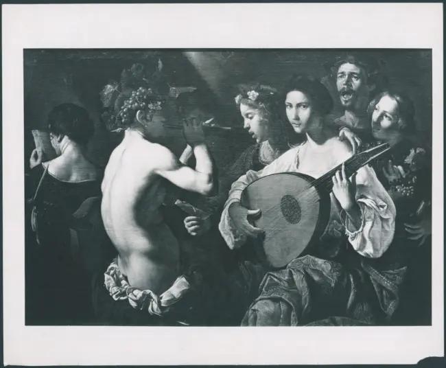 Concerto di musici e cantori con Bacco