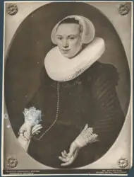 Ritratto di Maria Jochemsdr. Swartenhont, moglie di Maerten Rey