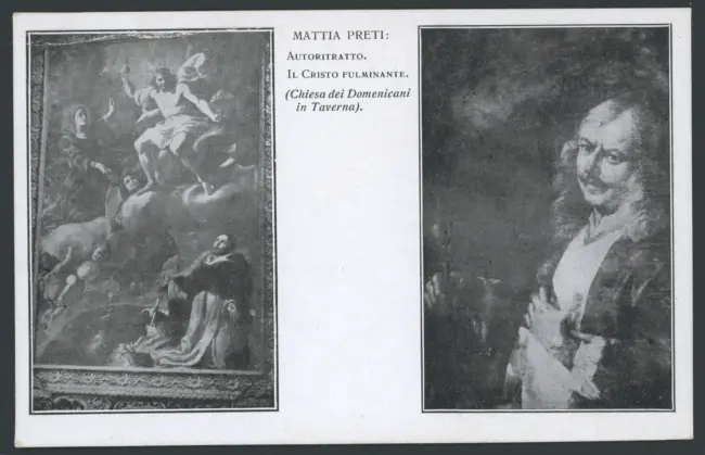 Visione di san Domenico; Autoritratto