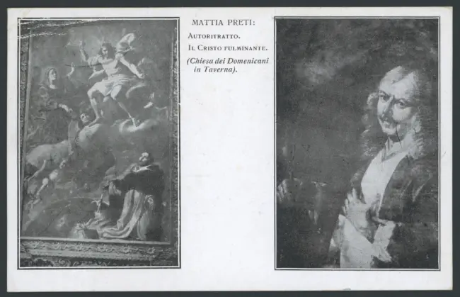 Visione di san Domenico; Autoritratto
