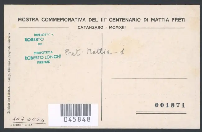 Mattia Preti: Autoritratto. Il Cristo fulminante. (Chiesa dei Domenicani in Taverna)