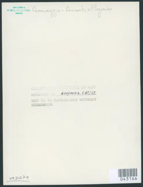 Merisi Michelangelo (Caravaggio) - sec. XVI - Concerto