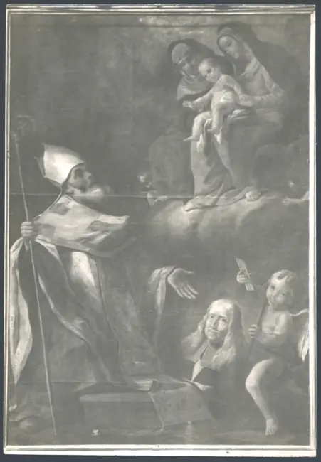 Madonna con Bambino e sant'Anna in gloria, san Gregorio Taumaturgo e un ritratto di Gregorio Carafa