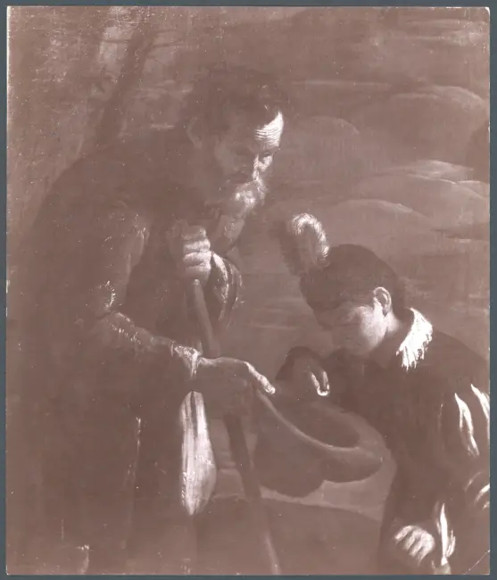 Preti Mattia (Cavalier Calabrese) - sec. XVII - Elemosina