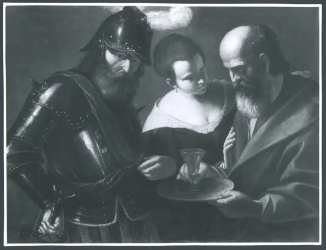 Preti Mattia (Cavalier Calabrese) - sec. XVII - Negazione di san Pietro