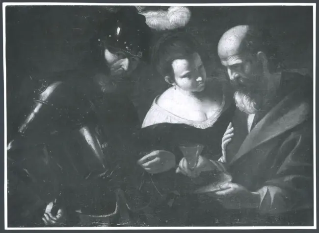 Preti Mattia (Cavalier Calabrese) (copia da) - sec. XVII - Negazione di san Pietro