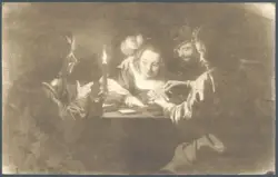 Régnier Nicolas (Renieri) - sec. XVII - Giocatori di carte
