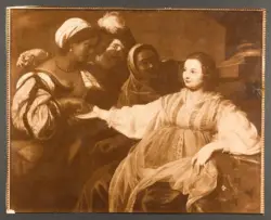 Régnier Nicolas (Renieri) - sec. XVII - Zingara che legge la mano