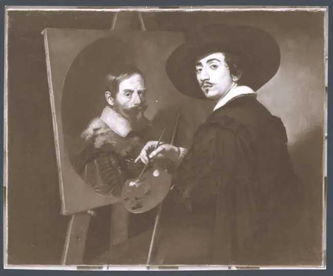 Régnier Nicolas (Renieri) - sec. XVII - Autoritratto