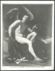 Firenze - R. Galleria Pitti. L'Amore artista. (Orazio Riminaldi.)