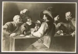 Rombouts Theodoor (copia da) - sec. XVII - Giocatori di carte