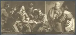 Fürstl. Liechtensteinische Gemälde-Galerie in Wien. Theodor Rombouts. Die Verleugnung des Petrus