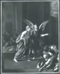 Rombouts Theodoor - sec. XVII - San Pietro liberato dal carcere da un angelo