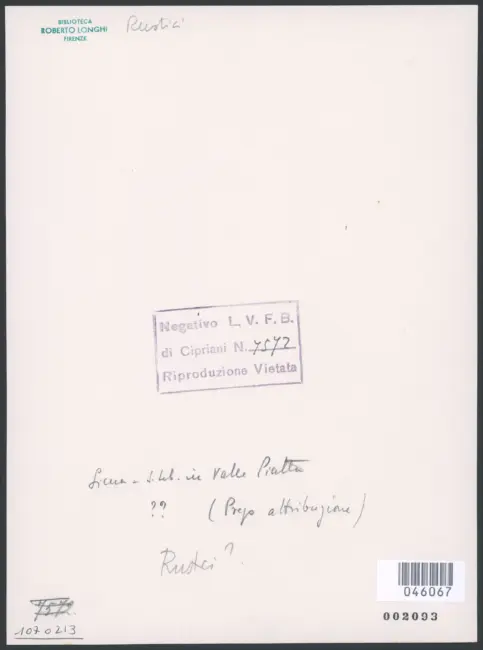 Rustici Francesco (?) - sec. XVII - San Sebastiano